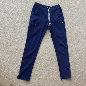 FIGS SCRUBS PANTS BLUE TECHNICAL COLLECTION SIZE SMALL TALL